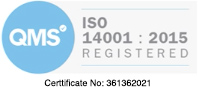 ISO14001 2015 certificate