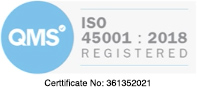 ISO45001 2018 certificate