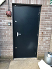 Black fire door